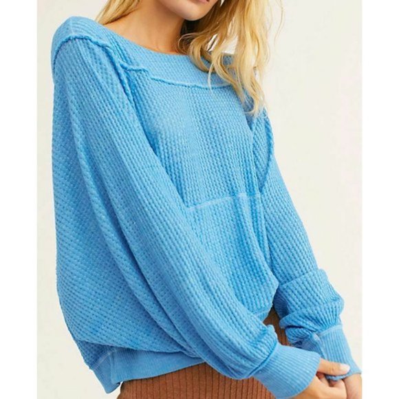 Free People Westend Thermal Top. L - Picture 5 of 13